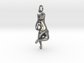 cat_012 in Polished Silver