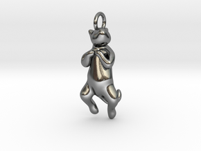 cat_013 in Polished Silver