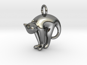 cat_017 in Polished Silver