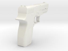 1:3 SIG Sauer P250 Semi-automatic Pistol in White Natural Versatile Plastic