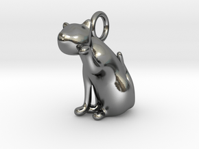 cat_020 in Polished Silver