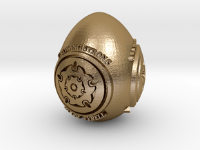 GOT House Tyrell Easter Egg in Polished Gold Steel