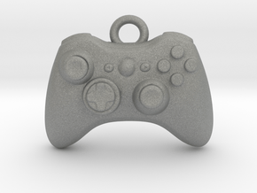 Xbox Controller Pendant necklace all materials in Gray PA12