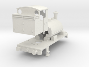 GWR Shunter 00 gauge in White Natural Versatile Plastic