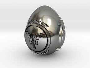 GOT House Greyjoy Easter Egg in Polished Silver