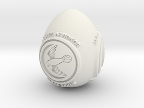 GOT House Arryn Easter Egg in White Natural Versatile Plastic