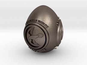 GOT House Arryn Easter Egg in Polished Bronzed-Silver Steel