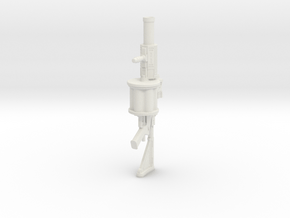 1:6 Miniature M32 MGL Grenade Launcher in White Natural Versatile Plastic