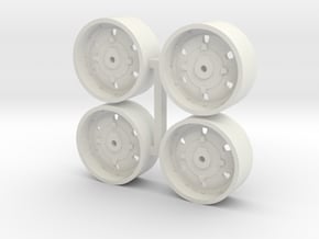 1/64 IH 86 series and 2+2 wheels x 4 in White Natural Versatile Plastic
