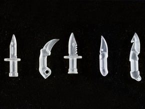 Dagger Pack in Smooth Fine Detail Plastic