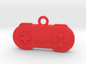Super Nintendo Controller Pendant all materials ga in Red Processed Versatile Plastic