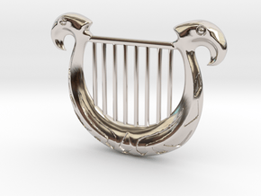 Zelda's Harp in Rhodium Plated Brass