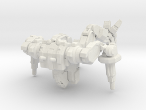 Nova Mechanized Walker System - Blast Cannon Varia in White Natural Versatile Plastic