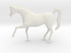 Printle Animal Horse 02 - 1/24 in White Natural Versatile Plastic