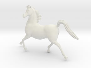 Printle Animal Horse 03 - 1/24 in White Natural Versatile Plastic