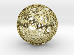 30 circle sphere in 18k Gold Plated Brass