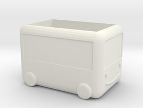 Wagon in White Natural Versatile Plastic