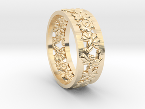 Kalocsai mintás gyűrű in 14K Yellow Gold: 8 / 56.75