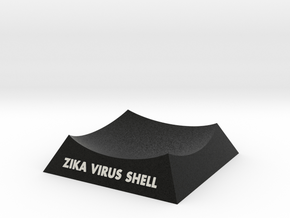 Zika Virus Shell Base in Natural Full Color Sandstone: Extra Small