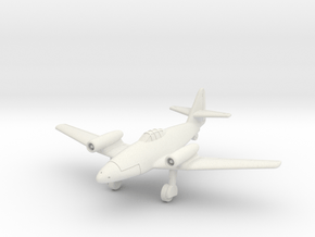 (1:144) Messerschmitt P.1065 Top Mounted Jet in White Natural Versatile Plastic