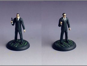 Matrix - Agent Smith in Tan Fine Detail Plastic