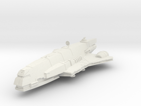2500 Gozanti class frigate Star Wars in White Natural Versatile Plastic
