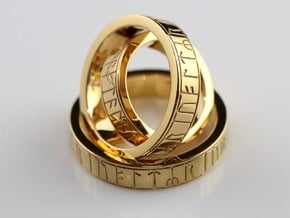 Kingmore Ring of Regeneration - Gold-Plated Brass in 14k Gold Plated Brass: 8.5 / 58