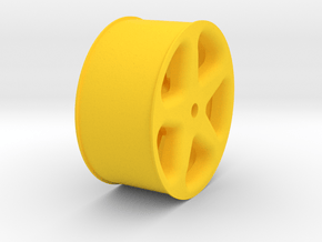 Sanwa MT-S Transmitter Wheel - Losi XX-cr in Yellow Processed Versatile Plastic