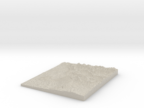 Model of Rocher Rond in Natural Sandstone