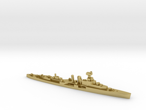 HMS Coventry 1:1800 WW2 naval cruiser in Natural Brass
