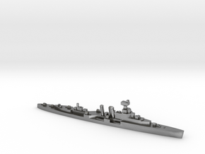 HMS Coventry 1:1800 WW2 naval cruiser in Natural Silver