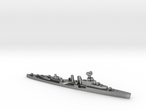 HMS Coventry 1:3000 WW2 naval cruiser in Natural Silver