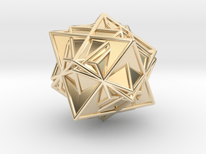 Metatron´s Cube in 14K Yellow Gold