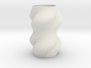 Vase 2105STR in White Natural Versatile Plastic
