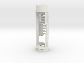WS Low-Ground - All.In.One Lightsaber Chassis in White Natural Versatile Plastic