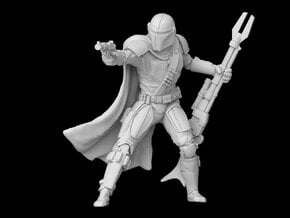 (1/47) The Mandalorian in Smooth Fine Detail Plastic