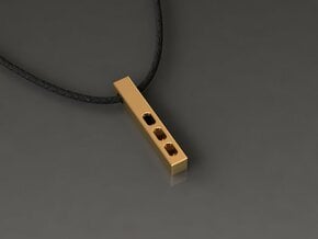 Torquere Pendant in 14K Yellow Gold