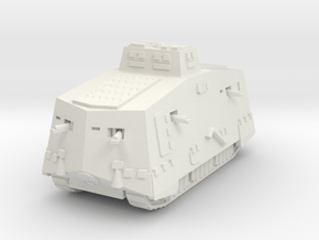 A7V Tank 1/100 in White Natural Versatile Plastic