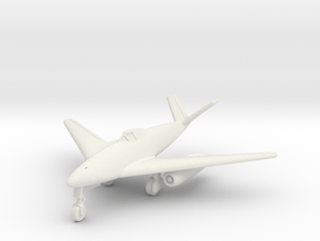 (1:144) Messerschmitt Me262 w/ DVL canopy 'C' in White Natural Versatile Plastic