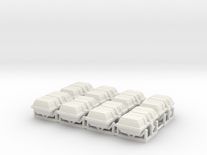 8X Life raft container 8 person - 1:50 in White Natural Versatile Plastic