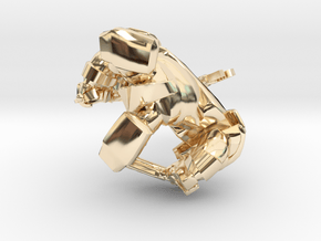 SPACEMARINER 2 in 14k Gold Plated Brass
