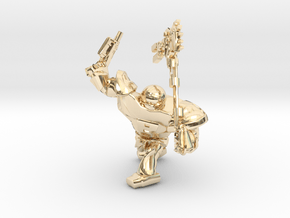 SPACEMARINER 6 in 14k Gold Plated Brass
