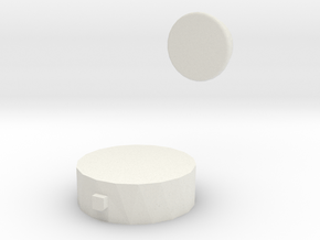 THROTTLE 2021 Cap & Button Combo in White Natural Versatile Plastic