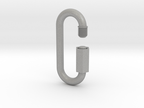 Carabiner / link of an infinite chain in Aluminum