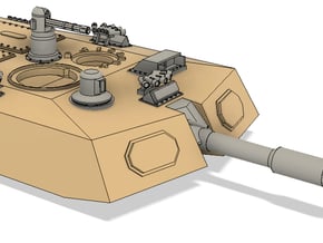 1:72 M1A3 Abrams MBT Conversion in Tan Fine Detail Plastic