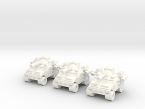Multi Role High Mobility Vehicle in White Processed Versatile Plastic