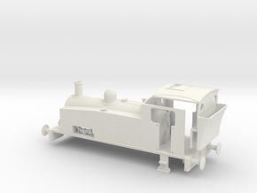 Hudswell Clarke 0-6-0 shunter (for RTR chassis) in White Natural Versatile Plastic