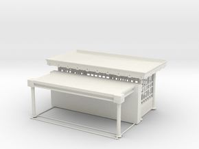 halte de bouvigne COMPLET   HO in White Natural Versatile Plastic: 1:87 - HO