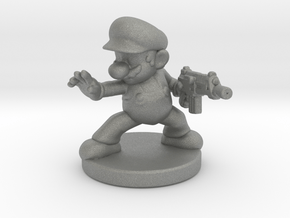 Mario Bros survivor 1/60 miniature for games rpg in Gray PA12