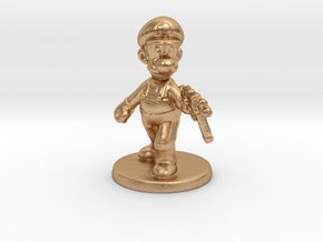 Luigi survivor 1/60 miniature for games and rpg in Natural Bronze